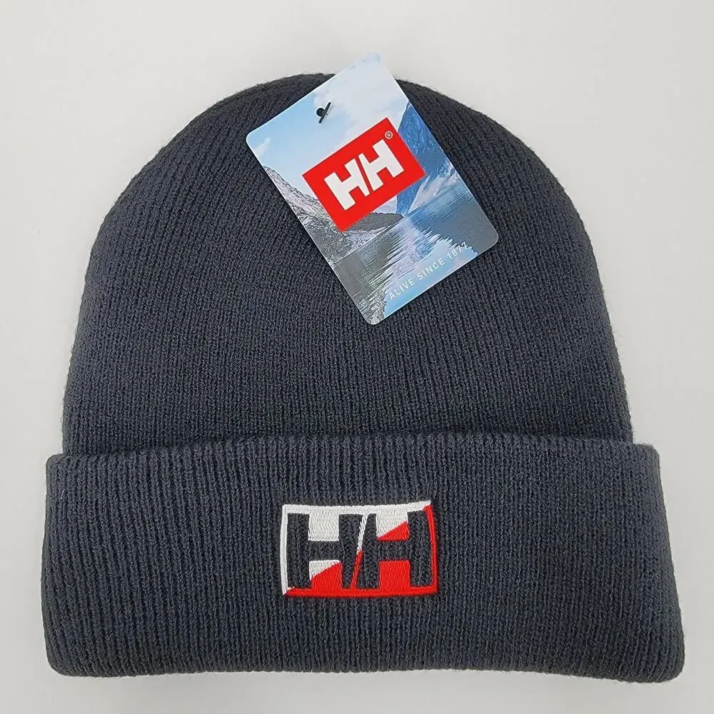 Helly Hansen Beanie Sea Gear Navy Blue Knit Cuffed Standard Size